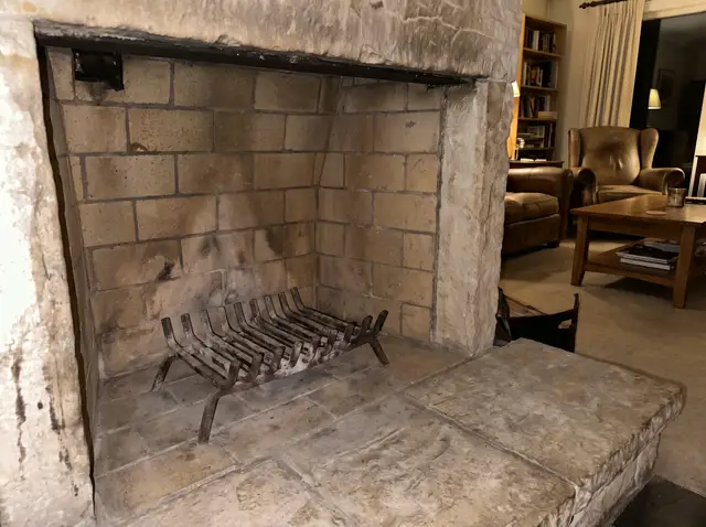 After: Firebox swept clean
